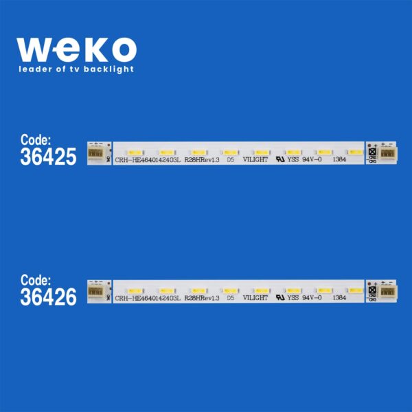 WKSET-6186 36425X1 36426X1 CRH-HE4640142403L R28H 2 ADET LED BAR (K0) - Görsel 2