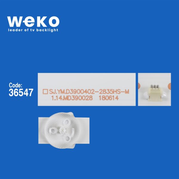 WKSET-6263 36547X4 SJ.YM.D3900402-2835HS-M 4 ADET LED BAR (K0) - Görsel 2