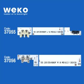 WKSET-6317 37055X11 37056X11 SAMSUNG 2013SVS60F D2GE-600SC  22 ADET LED BAR (K0)
