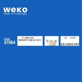 WKSET-6325 37064X2 YS-L CY-24D6-2X5 261501007660  2 ADET LED BAR (K0)