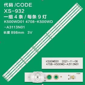 WKSET-6346 37080X4 K500WDD1 A3 4708-K500WD-A3113N01  4 ADET LED BAR (K0)