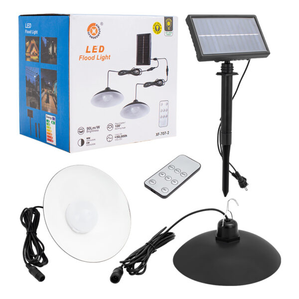 XF-707-2 KUMANDALI 2 POWER LEDLİ PROJEKTÖR LAMBASI (81) (K0) - Görsel 3