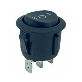 YAYLI YUVARLAK IŞIKSIZ ANAHTAR ON-OFF-ON 3P (IC-134-2) (K0)
