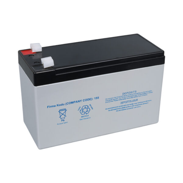 YOKOHAMA YH-127.0 12 VOLT - 7 AMPER AKÜ (150 X 65 X 90 MM) (K0) - Görsel 3