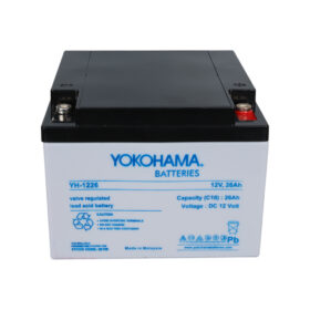 YOKOHAMA YH-1226 12 VOLT - 26 AMPER KURU AKÜ (165 X 176 X 125 MM) (K0)