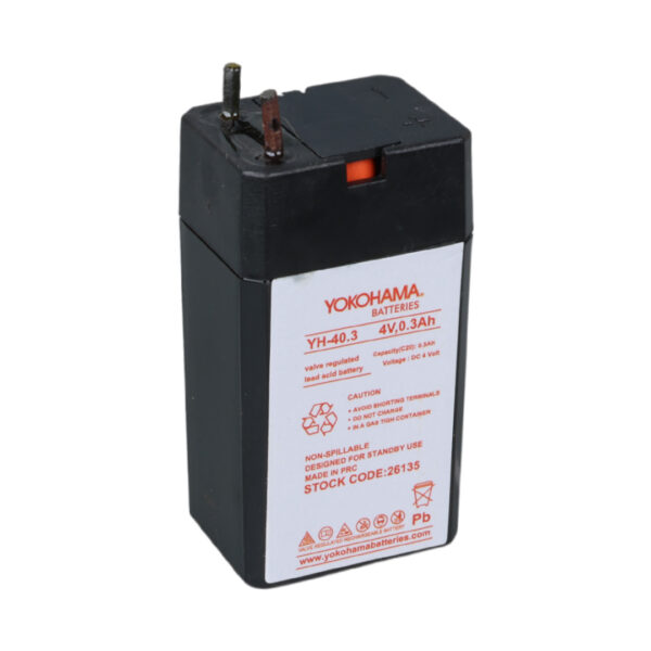 YOKOHAMA YH-40.3 4 VOLT - 0.3 AMPER KURU AKÜ (K0)