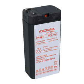 YOKOHAMA YH-40.7 4 VOLT - 0.7 AMPER KURU AKÜ (34X22X64 MM) (K0)