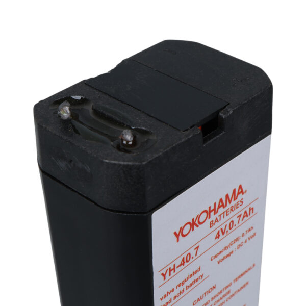 YOKOHAMA YH-40.7 4 VOLT - 0.7 AMPER KURU AKÜ (34X22X64 MM) (K0) - Görsel 4