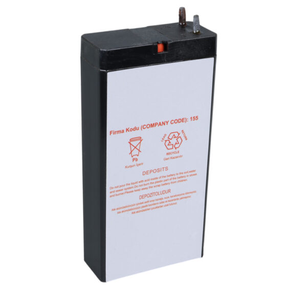 YOKOHAMA YH-42.3 4 VOLT - 2.3 AMPER KURU AKÜ (50 X 100 X 22 MM) (K0) - Görsel 2
