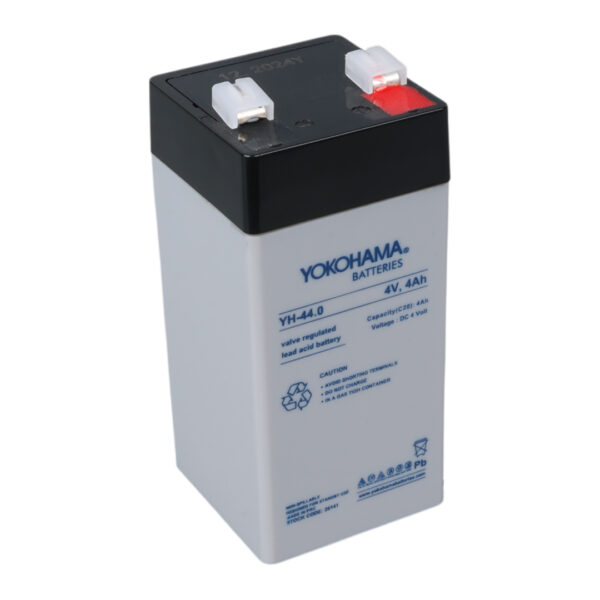 YOKOHAMA YH-44.0 4 VOLT - 4 AMPER DİK KURU AKÜ (46 X 46 X 100 MM) (K0) - Görsel 3
