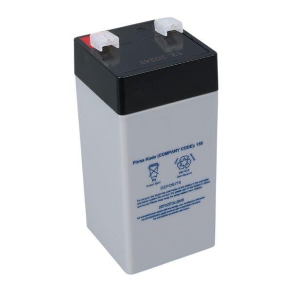 YOKOHAMA YH-44.0 4 VOLT - 4 AMPER DİK KURU AKÜ (46 X 46 X 100 MM) (K0) - Görsel 4