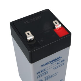 YOKOHAMA YH-44.0 4 VOLT - 4 AMPER DİK KURU AKÜ (46 X 46 X 100 MM) (K0)