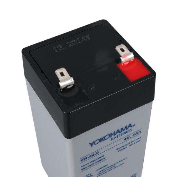 YOKOHAMA YH-44.0 4 VOLT - 4 AMPER DİK KURU AKÜ (46 X 46 X 100 MM) (K0) - Görsel 2