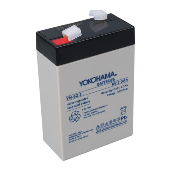 YOKOHAMA YH-62.3 6 VOLT - 2.3 AMPER AKÜ (101 X 66 X 33 MM) (K0) - Görsel 4
