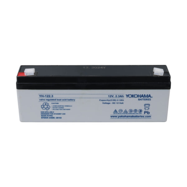 YOKOHAMA YH-122.3 12 VOLT - 2.3 AMPER YATIK UZUN AKÜ (176 X 61 X 33 MM) (K0) - Görsel 3
