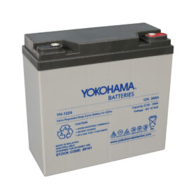 YOKOHAMA YH-1224 12 VOLT - 24 AMPER ELEKTRİKLİ BİSİKLET AKÜSÜ (180 X 76 X 167 MM) (K0)