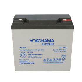 YOKOHAMA YH-1224 12 VOLT - 24 AMPER ELEKTRİKLİ BİSİKLET AKÜSÜ (180 X 76 X 167 MM) (K0)