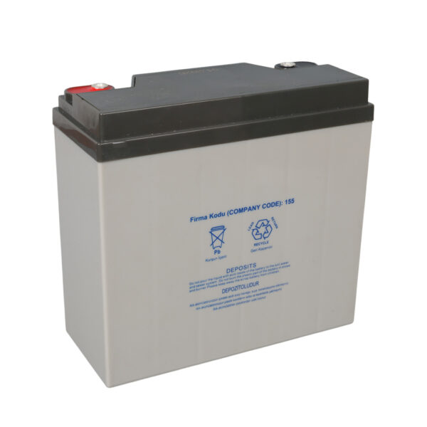 YOKOHAMA YH-1224 12 VOLT - 24 AMPER ELEKTRİKLİ BİSİKLET AKÜSÜ (180 X 76 X 167 MM) (K0) - Görsel 3
