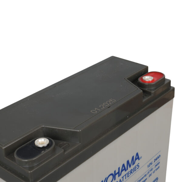YOKOHAMA YH-1224 12 VOLT - 24 AMPER ELEKTRİKLİ BİSİKLET AKÜSÜ (180 X 76 X 167 MM) (K0) - Görsel 4