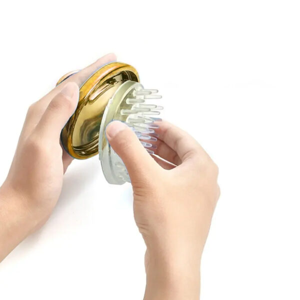 YUMUŞAK SİLİKON GOLD SAÇ FIRÇASI 100ML ŞAMPUAN HAZNELİ (K0) - Görsel 2