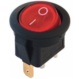YUVARLAK IŞIKLI ANAHTAR  12 VOLT (IC-131A) (K0)