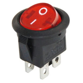YUVARLAK IŞIKLI ANAHTAR ON-OFF 4P (IC-131-4) (K0)