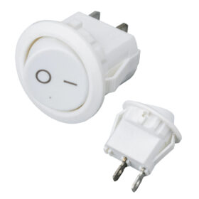 YUVARLAK IŞIKSIZ ANAHTAR ON-OFF 2P (IC-133A) (K0)