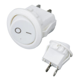 YUVARLAK IŞIKSIZ ANAHTAR ON-OFF 2P (IC-133A) (K0)