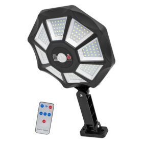 ZB-168A KUMANDALI 3 KADEMELİ 168 SMD LEDLİ SENSÖRLÜ BEYAZ SOLAR AYDINLATMA (K0)