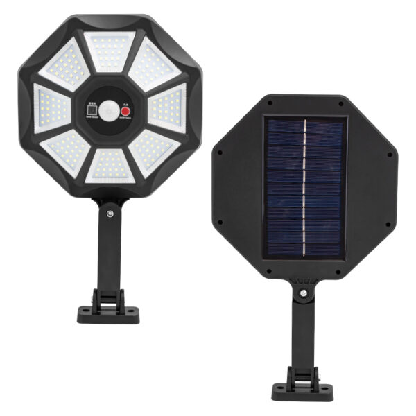 ZB-168A KUMANDALI 3 KADEMELİ 168 SMD LEDLİ SENSÖRLÜ BEYAZ SOLAR AYDINLATMA (K0) - Görsel 2