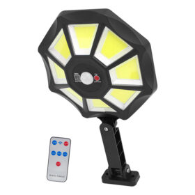 ZB-168B KUMANDALI 3 KADEMELİ 168 COB LEDLİ SENSÖRLÜ BEYAZ SOLAR AYDINLATMA (K0)