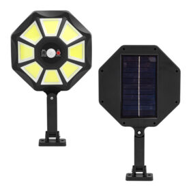 ZB-168B KUMANDALI 3 KADEMELİ 168 COB LEDLİ SENSÖRLÜ BEYAZ SOLAR AYDINLATMA (K0)