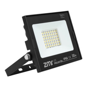 ZMR 30 WATT 6500K IP66 150* IŞIK AÇISI 220 VOLT SİYAH SLİM KASA LED PROJEKTÖR (K0)