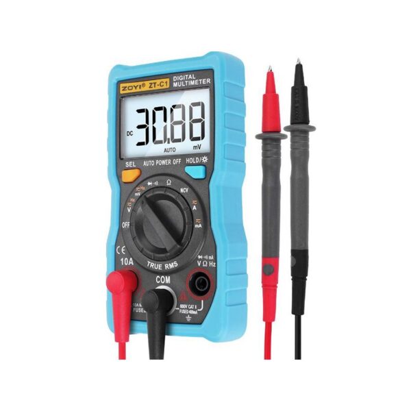 ZOYI ZT-C1 MİNİ CEP TİPİ TRUE RMS DİJİTAL ÖLÇÜ ALETİ (K0) - Görsel 2