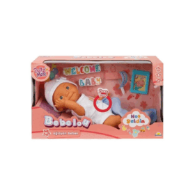 Çocuk 1030101 Sunman, Bebelou Hoşgeldin Sesli Ağlayan Bebek 30 Cm