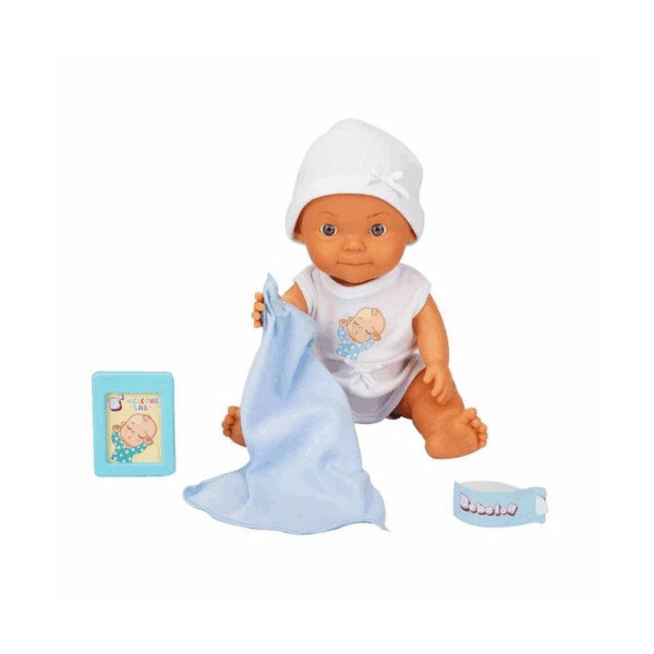 Çocuk 1030101 Sunman, Bebelou Hoşgeldin Sesli Ağlayan Bebek 30 Cm - Görsel 3