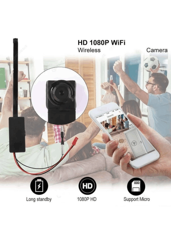 1080p Ip Modül Full Hd Wifi Kamera Güvenlik Bakıcı Kamerası - Görsel 4