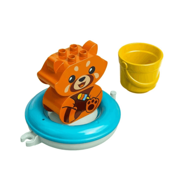 10964 ® Duplo® Banyo Zamanı Eğlencesi: Yüzen Kırmızı Panda, 5 parça, +1,5 yaş - Görsel 2