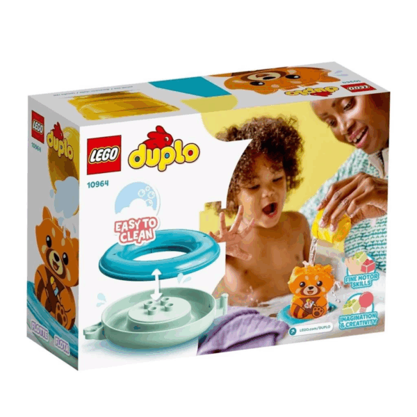 10964 ® Duplo® Banyo Zamanı Eğlencesi: Yüzen Kırmızı Panda, 5 parça, +1,5 yaş - Görsel 4