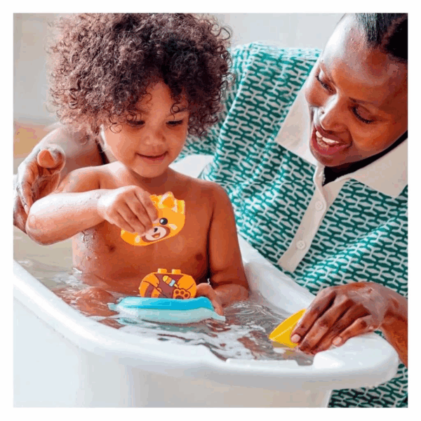 10964 ® Duplo® Banyo Zamanı Eğlencesi: Yüzen Kırmızı Panda, 5 parça, +1,5 yaş - Görsel 5