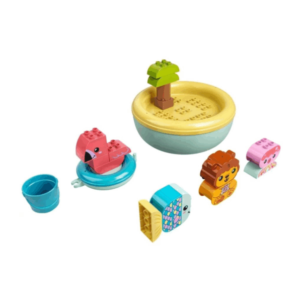 Çocuk 10966 ® Duplo® Banyo Zamanı Eğlencesi: Yüzen Hayvan Adası, 20 parça, +1,5 yaş - Görsel 2