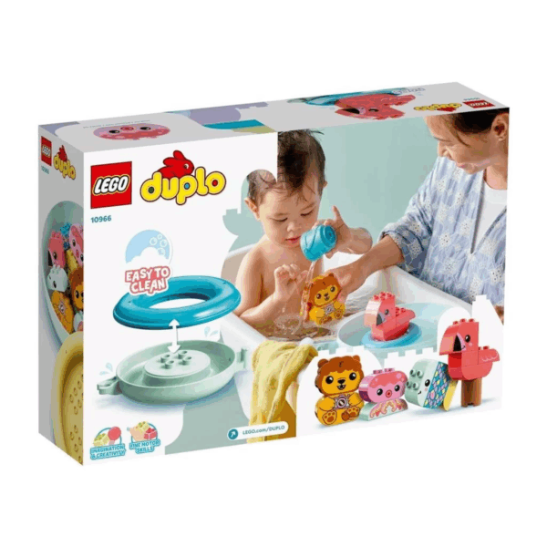 Çocuk 10966 ® Duplo® Banyo Zamanı Eğlencesi: Yüzen Hayvan Adası, 20 parça, +1,5 yaş - Görsel 4