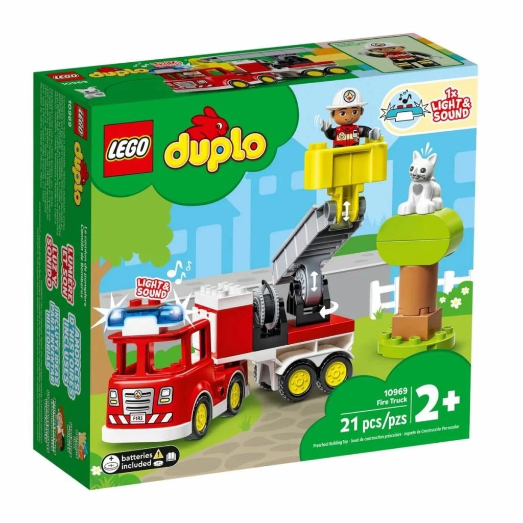 10969 Lego Duplo - İtfaiye Kamyonu, 21 parça +2 yaş