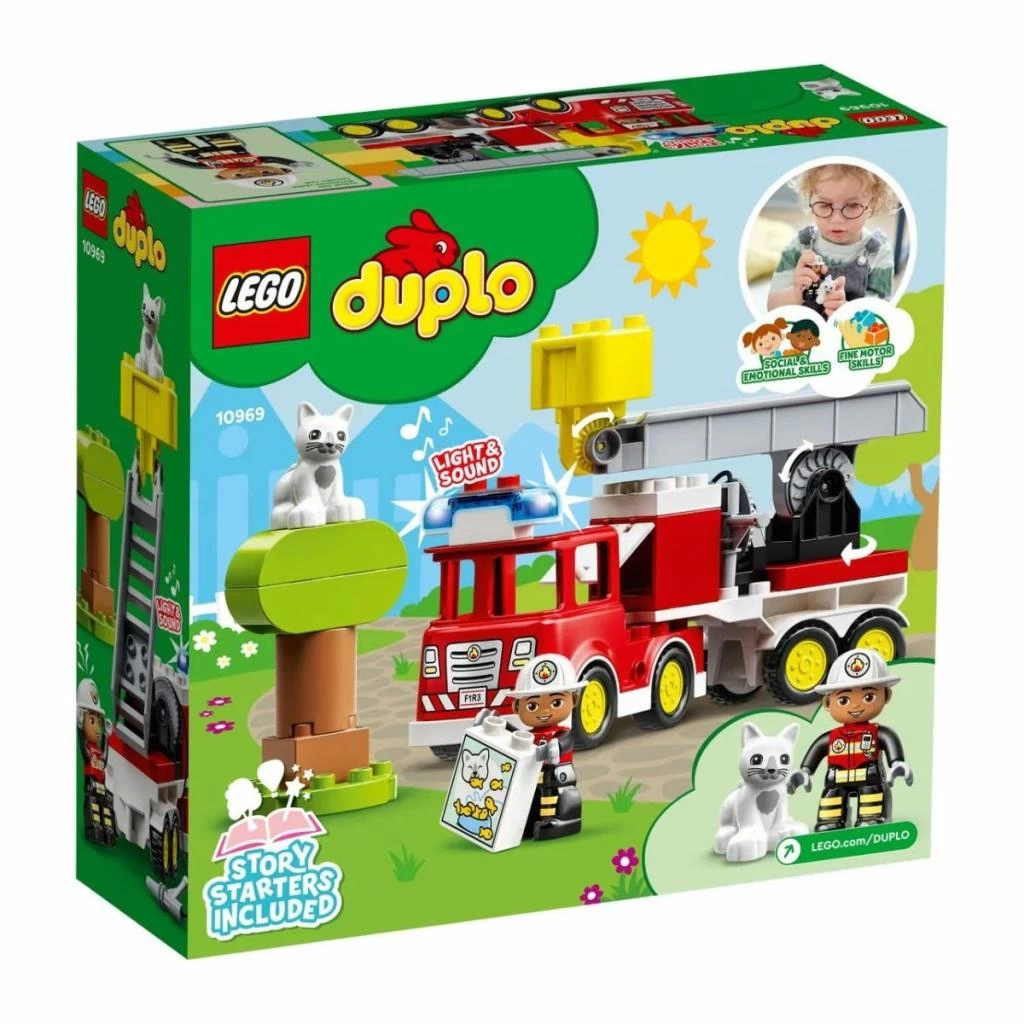 10969 Lego Duplo - İtfaiye Kamyonu, 21 parça +2 yaş - Görsel 5