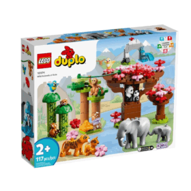 Çocuk 10974 Lego Duplo - Vahşi Asya Hayvanları, 117 parça +2 yaş