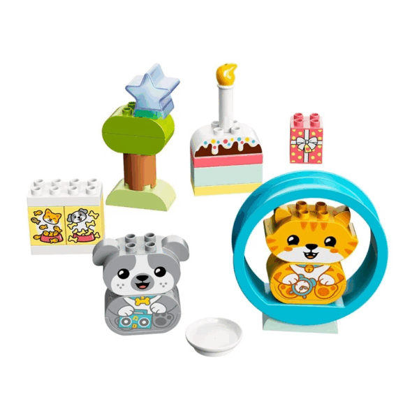 10977 Lego Duplo - İlk Yavru Köpeğim ve Yavru Kedim, Sesli , 22 parça +1,5 yaş - Görsel 2