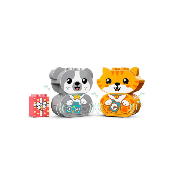 10977 Lego Duplo - İlk Yavru Köpeğim ve Yavru Kedim, Sesli , 22 parça +1,5 yaş - Görsel 3