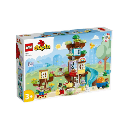 10993 ® Duplo® 3’ü 1 Arada Ağaç Ev 126 parça +3 yaş