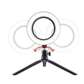 10inç 26cm Youtube Instagram Tiktok Selfie Stüdyo Video Fotoğraf Ring Light Tripod Led Halka Işık (K0)