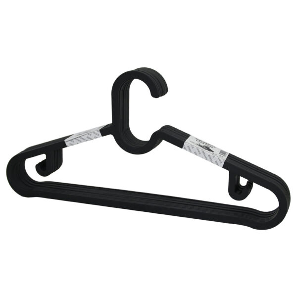 10PCS PLASTİK - ANTRASİT GRİ ELBİSE ASKISI (K0)